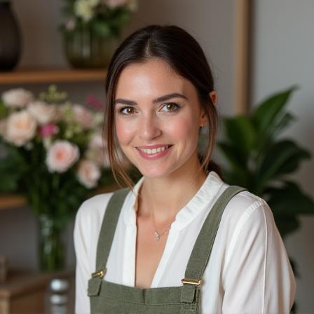 Портрет Елены Волковой, главного флориста.